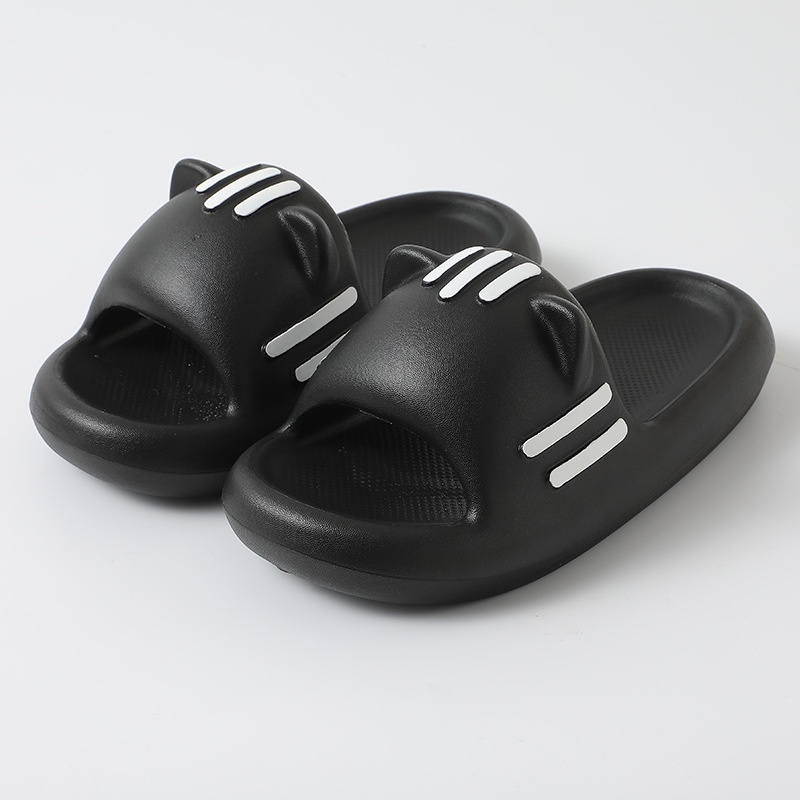 Dép Nhựa EVA Đế Dày Đính Tai Mèo Dễ Thương