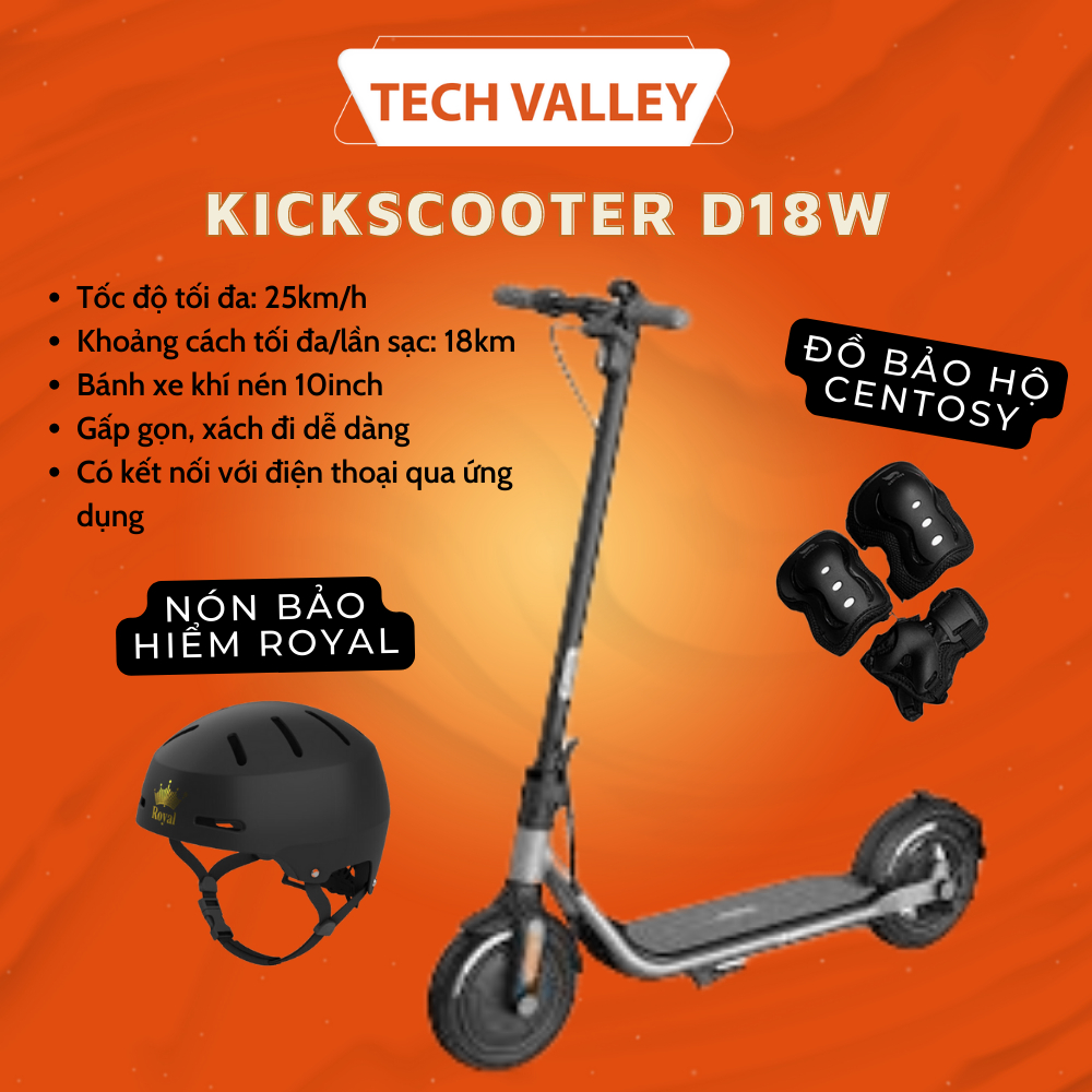 Xe điện mini Segway Ninebot Kickscooter D18W