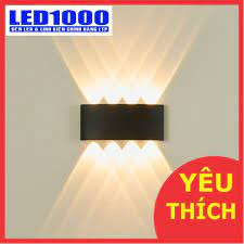 Đèn vách - đèn vách 8 mắt - msp: w118