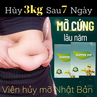  7  Ngày giảm 3kg-Viên Giảm cân CẤP TỐC Nhật Bản-SUPPER VIP Dòng giảm cân siêu mạnh cho người muốn giảm nhanh 