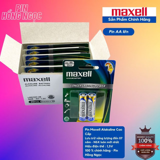 Hộp 20 viên pin aa / pin aaa maxell alkaline chính hãng