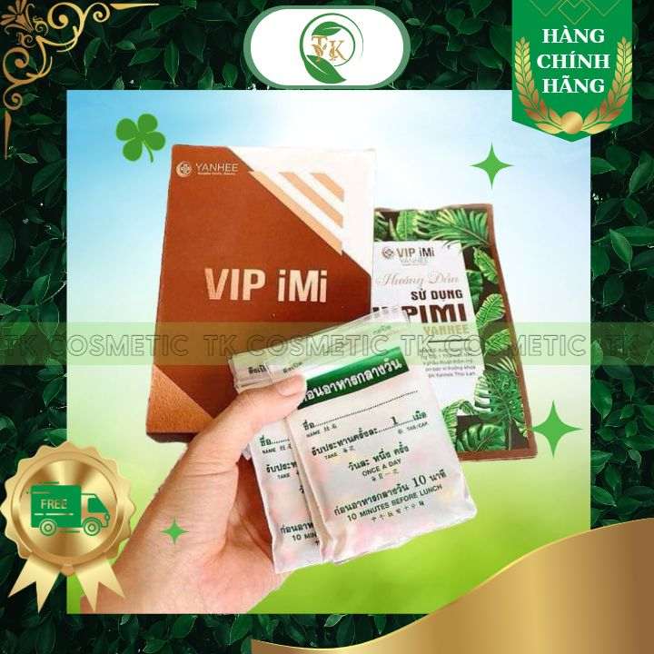 Viên Uống Giảm Cân Vip iMi Yanhee Viên Uống Hỗ Trợ Giảm Cân Thái Lan
