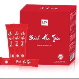 Bách hoa tiên Las beauty cốm uống làm đẹp da hộp 20 gói - Chính hãng