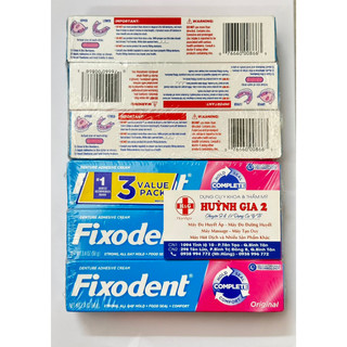 Keo dán răng giả fixodent 68g usa chính hãng
