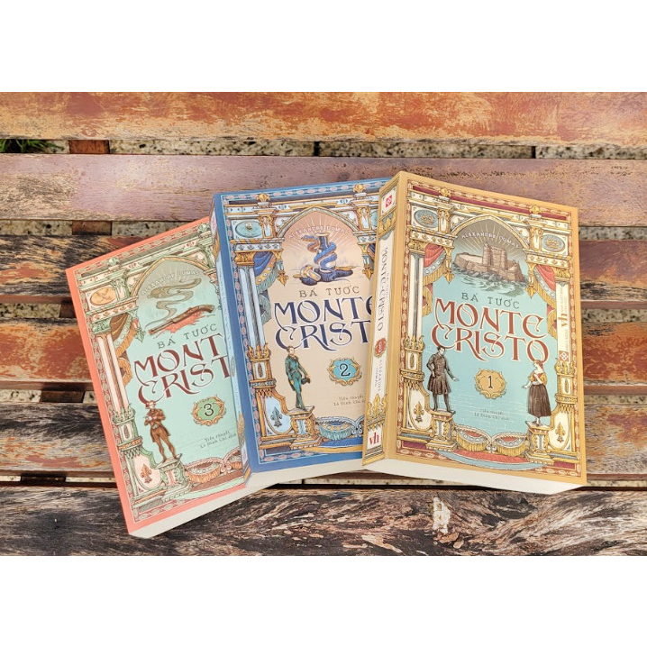 Sách - Bá tước Monte Cristo - Combo 3 tập - Đinh Tị Books