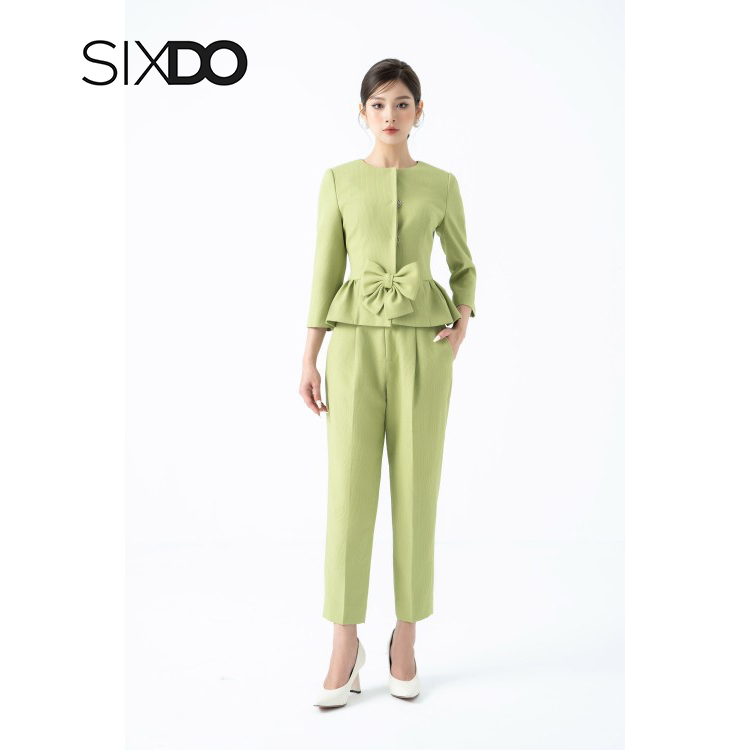 Quần âu nữ thô dáng baggy thời trang SIXDO (Raw Pants)