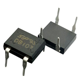 Diode cầu 1A DB107S chân cắm chân dán