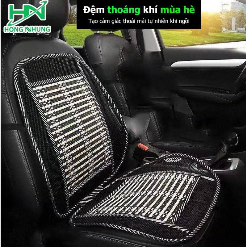 Đệm lót ghế ô tô chống mỏi lưng chống nóng | Áo ghế lót xe hơi masage thoải mái thoáng mát