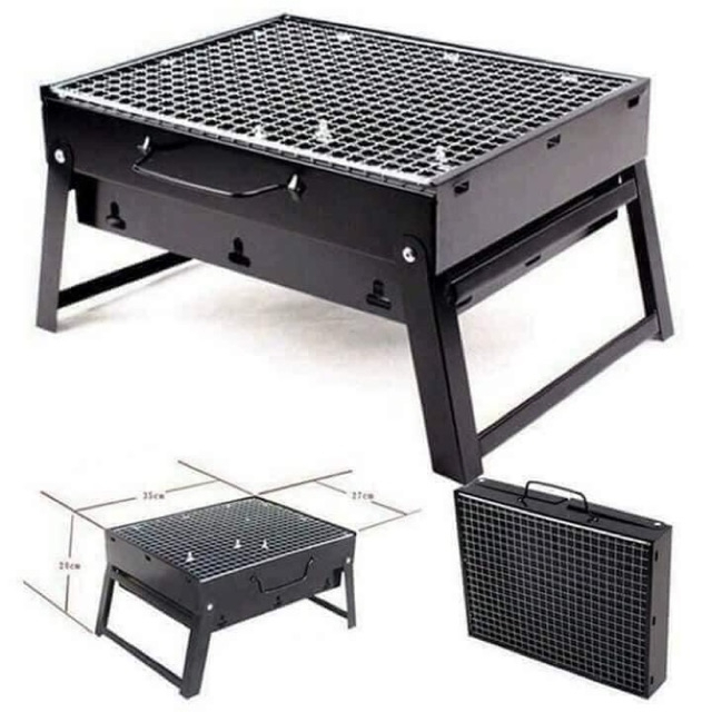 Bếp nướng than hoa BBQ TL-372 tiện ích ngoài trời, dã ngoại Chất liệu INOX cao cấp, gấp gọn tiện lợi