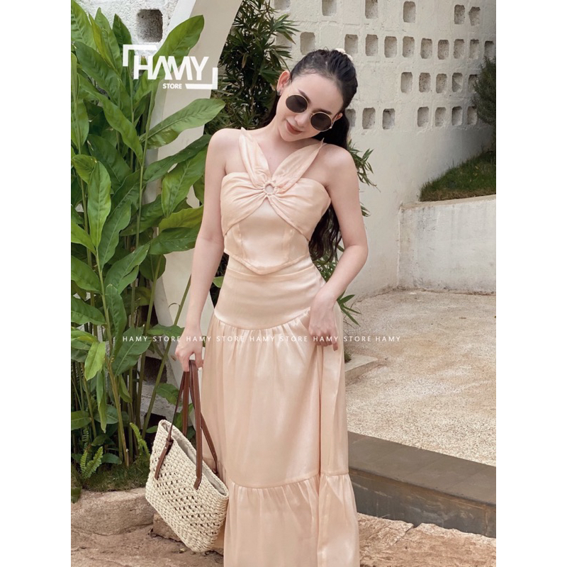 Sét Váy Dây Nơ