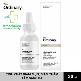 The Ordinary Niacinamide 10% + Zinc 1% - Serum The Ordinary tinh chất kiềm dầu, giảm mụn 30ml