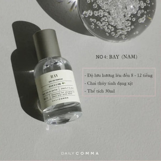Nước hoa Daily Comma Eau De Parfum Chính Hãng Hàn Quốc Hương Thơm Dịu Nhẹ 30ml