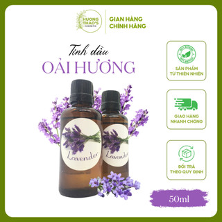 Tinh dầu oải hương lavender 50ml hương thảo cosmetics, xuất xứ thiên nhiên, nguyên chất 100%