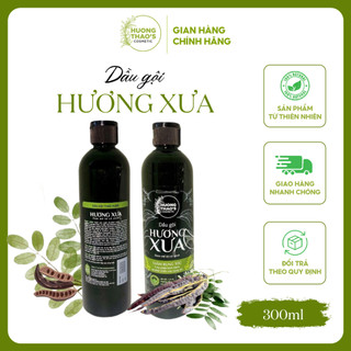 Dầu Gội Organic Hương Xưa 300ml Hỗ Trợ Giảm Rụng, Kích Thích Mọc Tóc - Hương Thảo Cosmetics