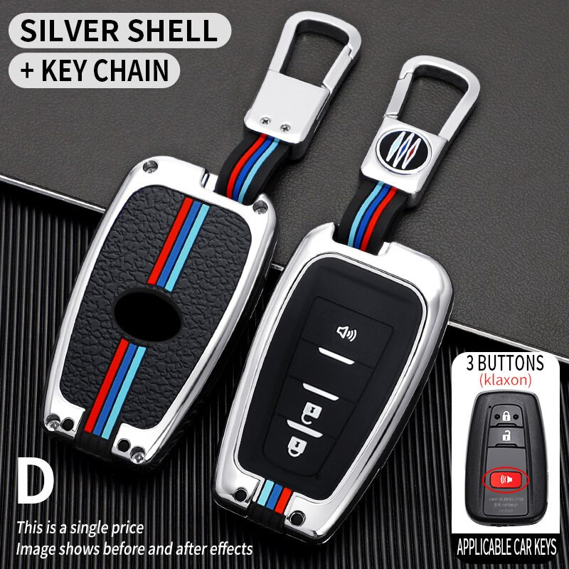 Bao Da, Vỏ Bảo Vệ, Ốp Chìa Khóa, Bọc Chìa Khóa Phản Quang Xe Ô Tô Toyota Altis, Corolla Cross Camry Highlander Mẫu Mới