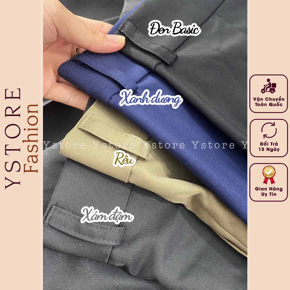 Short Ngố Ống Rộng Cạp Cao Thiết Kế Lật Lai Chất Vải Cao Cấp - Thời Trang Công Sở