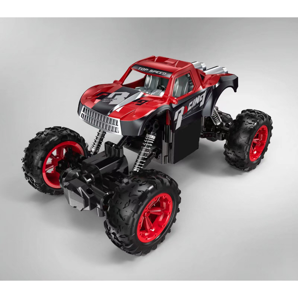 Xe Ô Tô Địa Hình Lò Xo Điều Khiển Từ Xa Kèm Pin Sạc