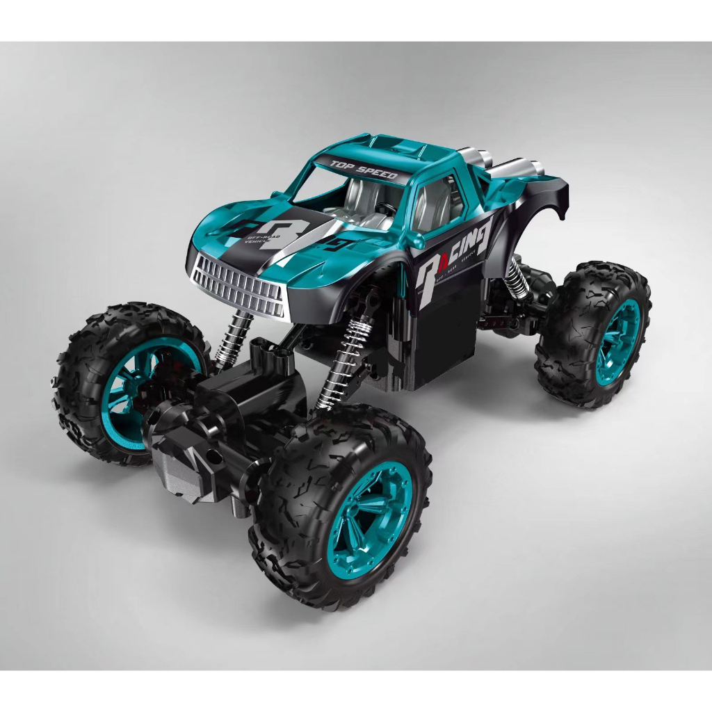 Xe Ô Tô Địa Hình Lò Xo Điều Khiển Từ Xa Kèm Pin Sạc