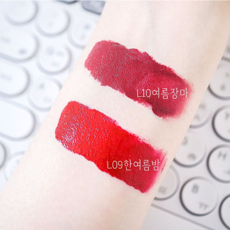 Son kem lì Moolda Tattoo Fixing Lip Tint L09 - Màu Đỏ Thuần 3.5g