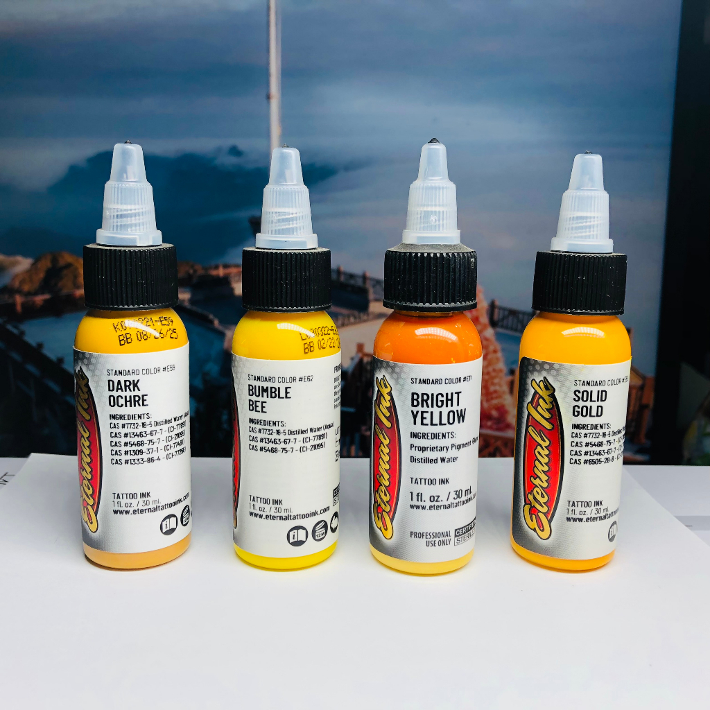 Mực Phun Xăm Tattoo Body Enternal Ink Dark Ochre Chính Hãng