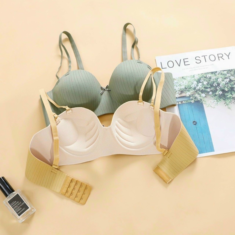 Áo lót nữ su đúc cup ngang đệm bàn tay nâng ngực không gọng PT50