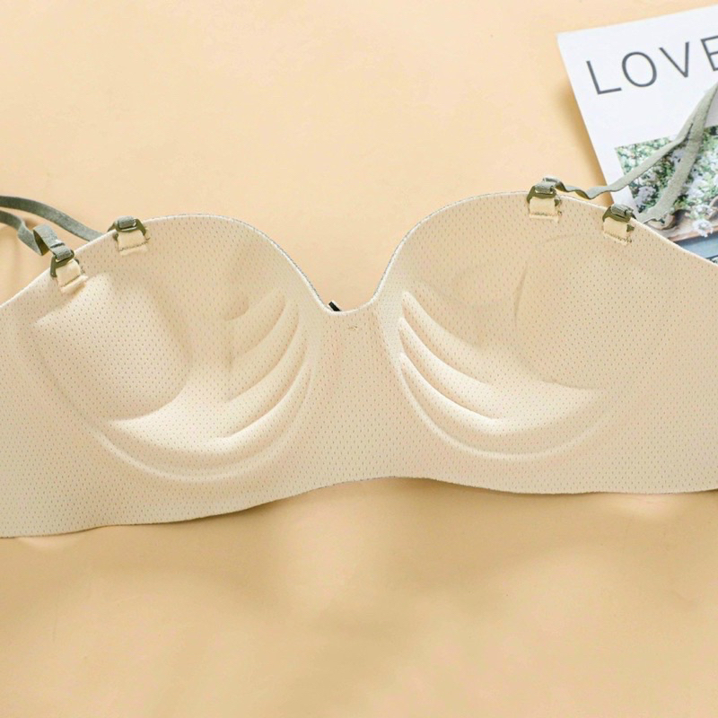 Áo lót nữ su đúc cup ngang đệm bàn tay nâng ngực không gọng PT50