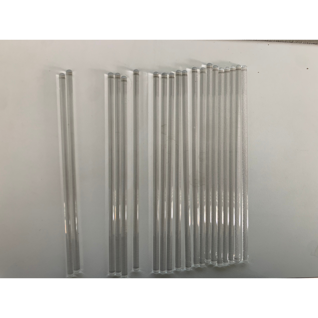 ĐŨA THỦY TINH dài 15cm 20cm