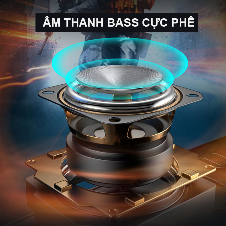 Bluetooth Audio mạnh mẽ Bass Bass loa, loa âm nhạc không dây nghe nhạc thông qua kết nối USB Bluetooth