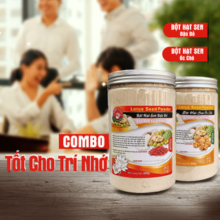Combo Ngũ Cốc Hạt Sen Tốt Cho Não Bộ - Bột Hạt Sen Dinh Dưỡng Senfarm