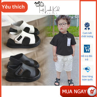 Sandal bé trai phong cách Hàn Quốc mềm, êm, thoáng chân, giá rẻ | Tuệ Linh Kid