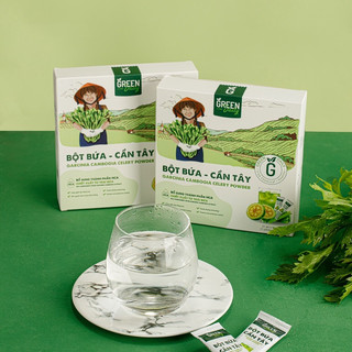 [Combo 2 hộp] Bột Bứa - Cần tây Green Daily | Detox thanh lọc - Giữ dáng đẹp da - Giảm mỡ an toàn (1 hộp x 21 gói x 4g)