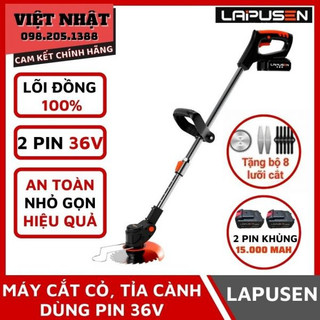 Máy cắt cỏ pin cầm tay, máy cắt cỏ mini dùng pin lapusen