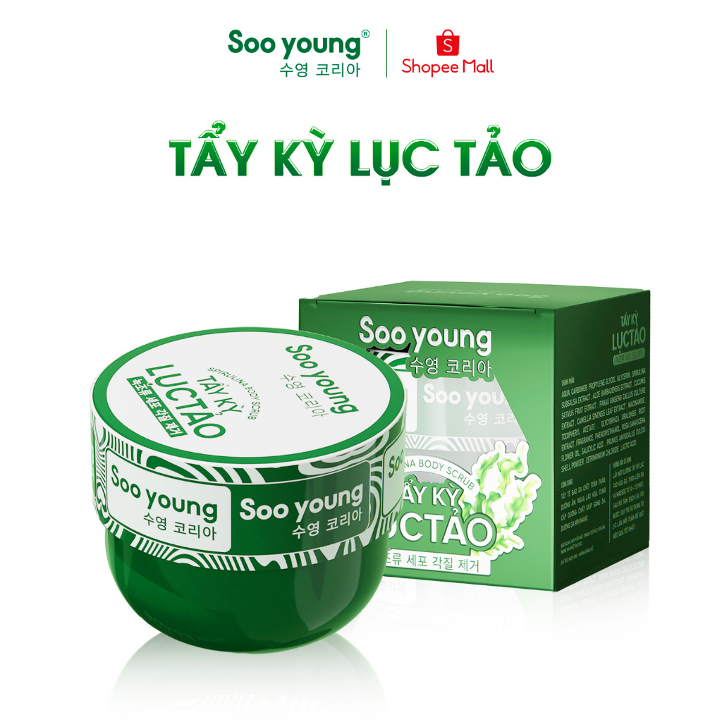 Tẩy kỳ Lục Tảo SOOYOUNG KOREA tẩy tế bào chết