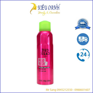 Xịt siêu bóng Headrush Shine Adrenaline Tigi Bed Head 200ml (2026)