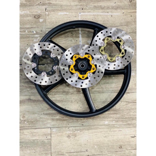 Đĩa thắng sau khoen INOX size zin 203mm cho Ex135 / 150 / 155