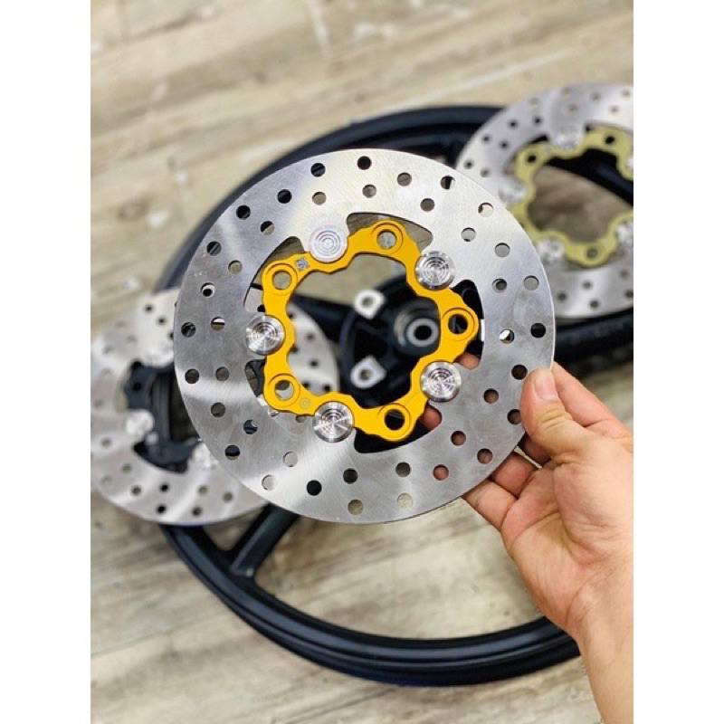 Đĩa thắng sau khoen INOX cho Ex135 / 150 / 155 size zin 203mm