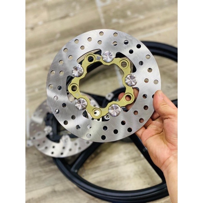 Đĩa thắng sau khoen INOX cho Ex135 / 150 / 155 size zin 203mm