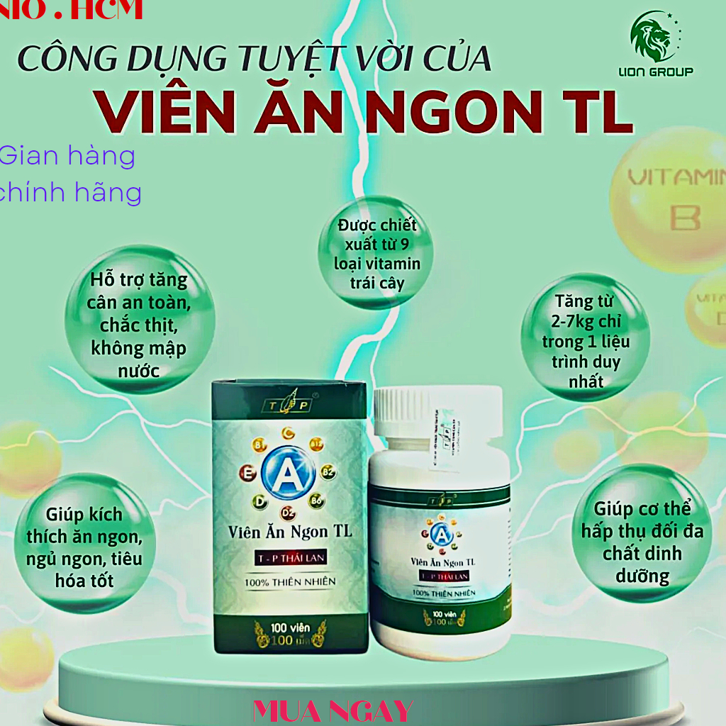 Viên ăn ngon tăng cân T_L.. liệu trình 17 ngày hộp 56 viên dùng trải nghiệm