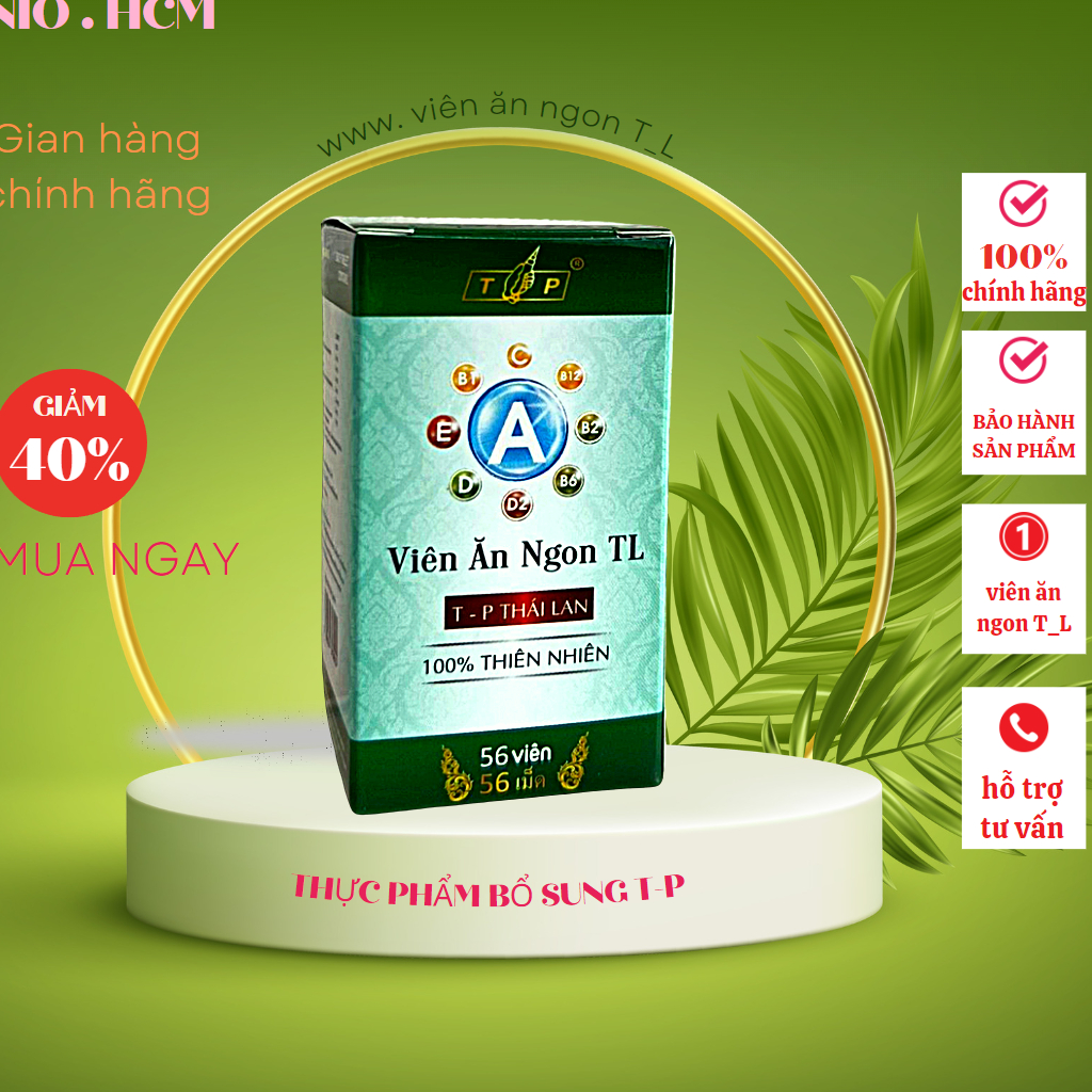 Viên ăn ngon tăng cân T_L.. liệu trình 17 ngày  dùng trải nghiệm
