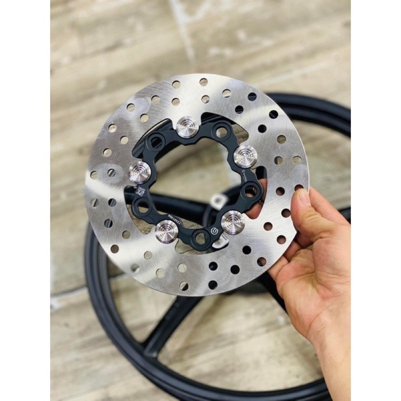 Đĩa thắng sau khoen INOX cho Ex135 / 150 / 155 size zin 203mm