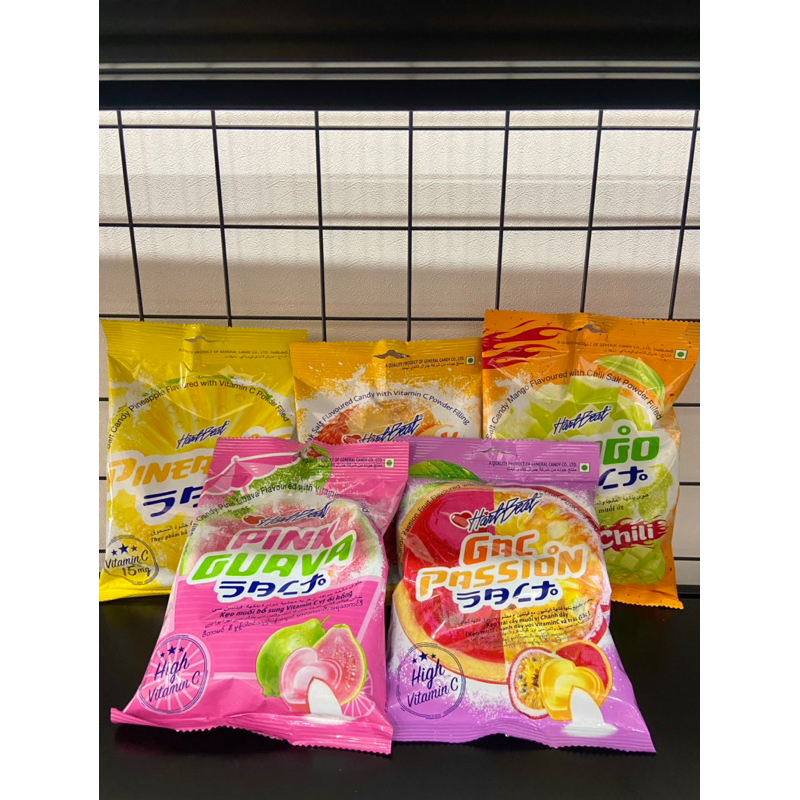 Kẹo Muối Bổ sung Vitamin C Trái Cây Đủ Vị Thái Lan 120g