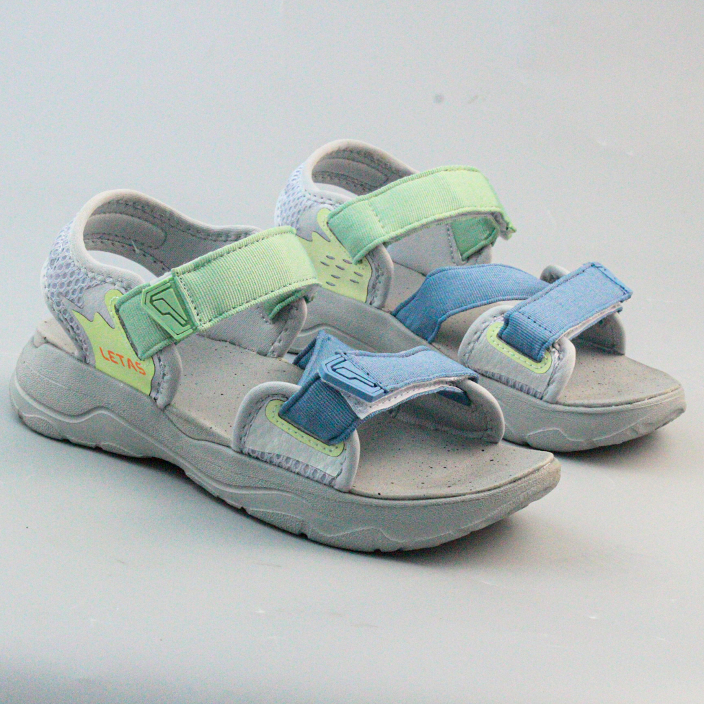 Sandal Unisex Xuất khẩu Letas IP01 Sand Jade green