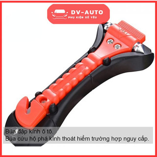 Búa phá kính thoát hiểm xe hơi đa năng có đi kèm giá đỡ nhỏ gọn tiện lợiby DV AUTO