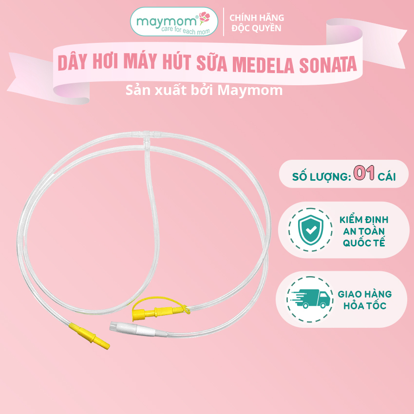 Dây Hút Sữa Medela Sonata Thương Hiệu Maymom, Không Chứa BPA, An Toàn 100%, Vệ Sinh Dễ Dàng (1 dây)