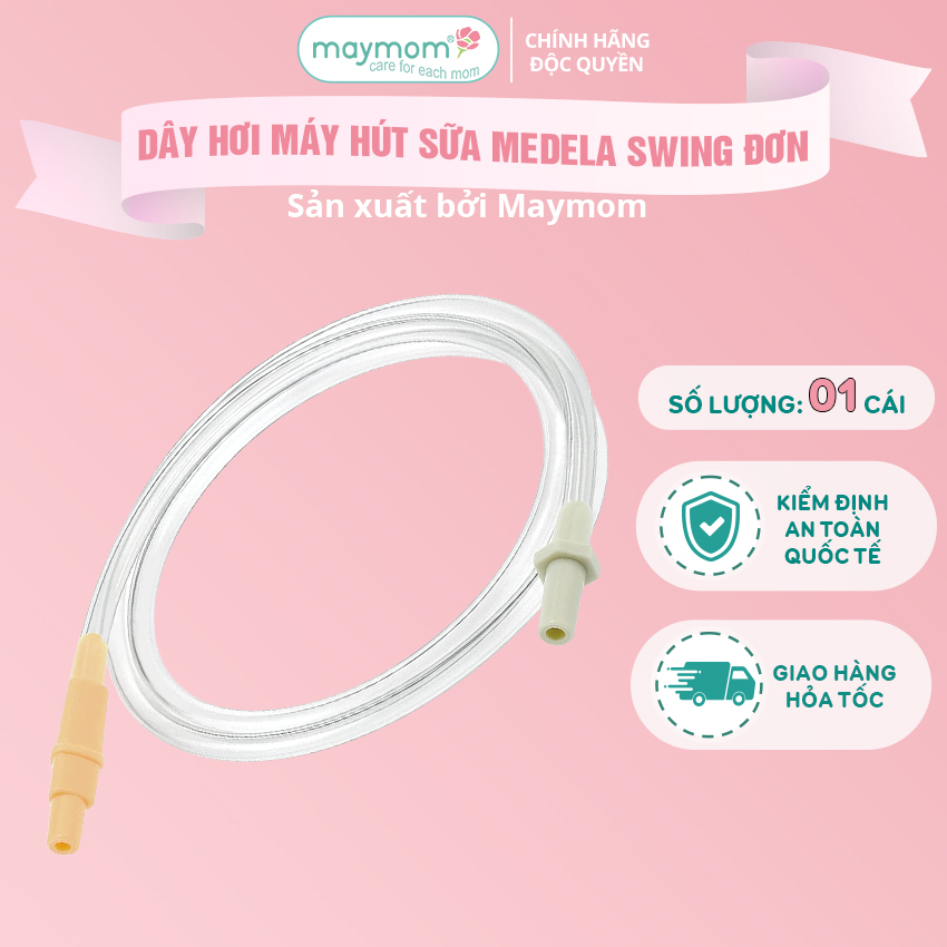 Dây Máy Hút Sữa Medela Swing Thương Hiệu Maymom, Không Chứa BPA, An Toàn Cho Mẹ và Bé, Vệ Sinh Dễ Dàng (1 dây)