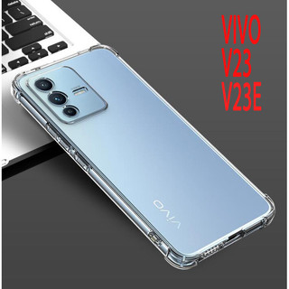 Ốp lưng Vivo V23, V23E nhựa dẻo - Chống sốc - Trong suốt -Thiết kế dày 4 góc giúp điện thoại chống va đập