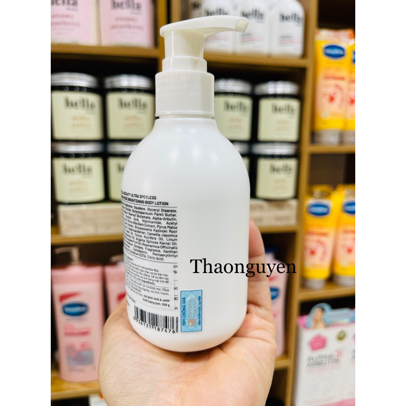 KEM DƯỠNG TRẮNG HELLA và Cấp Ẩm dành cho Body