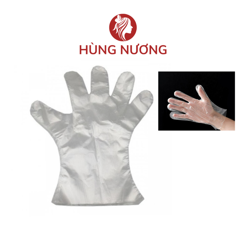 Găng tay nilon dùng để làm hóa chất, nhuộm tóc chống trơn, siêu dai ôm sát tay