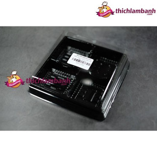 Hộp nhựa 4 bánh 50gr nắp đậy - 10 cái