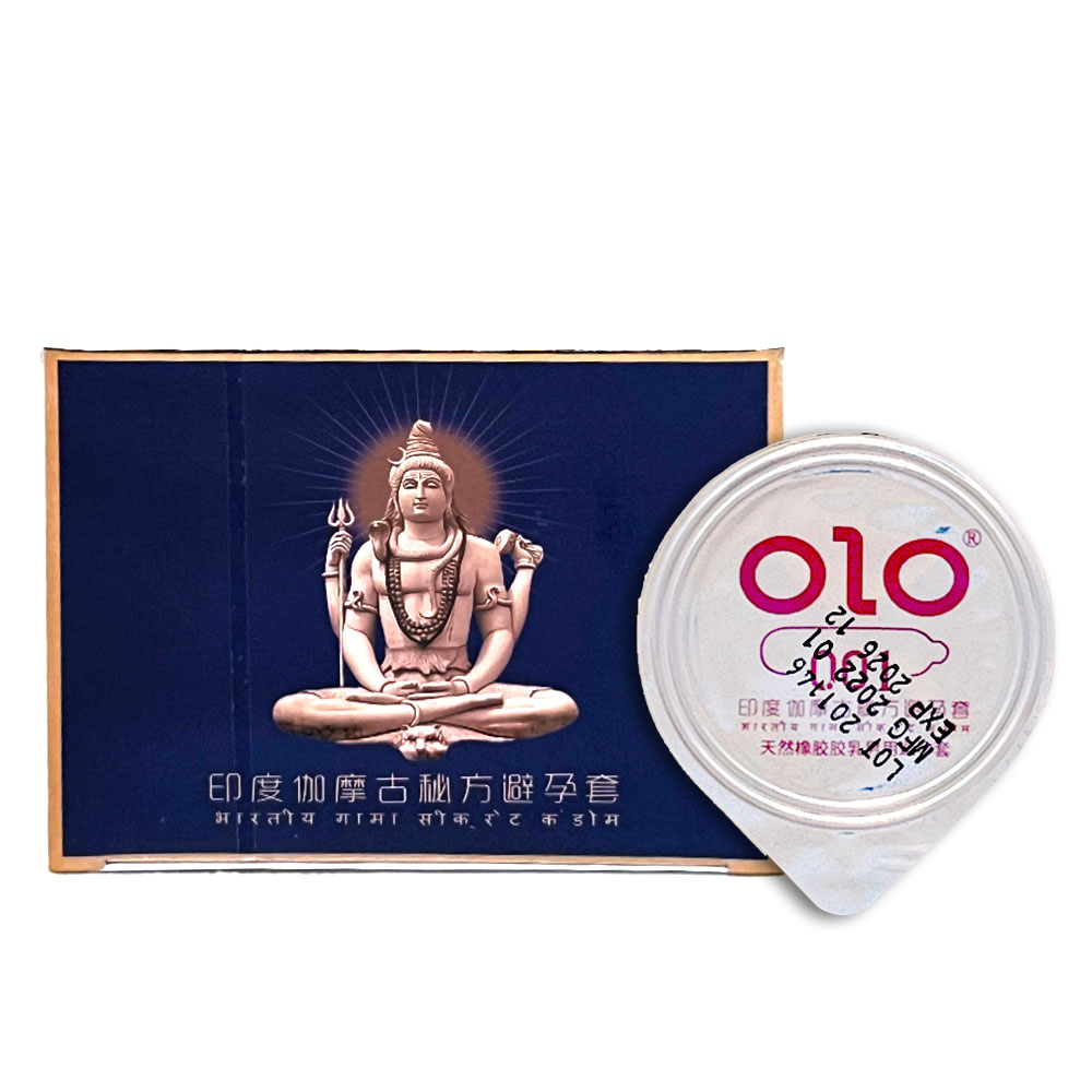 Bao cao su kéo dài quan hệ OLO 0.01 Indian Kama xanh hộp 10 chiếc chính hãng giá siêu rẻ